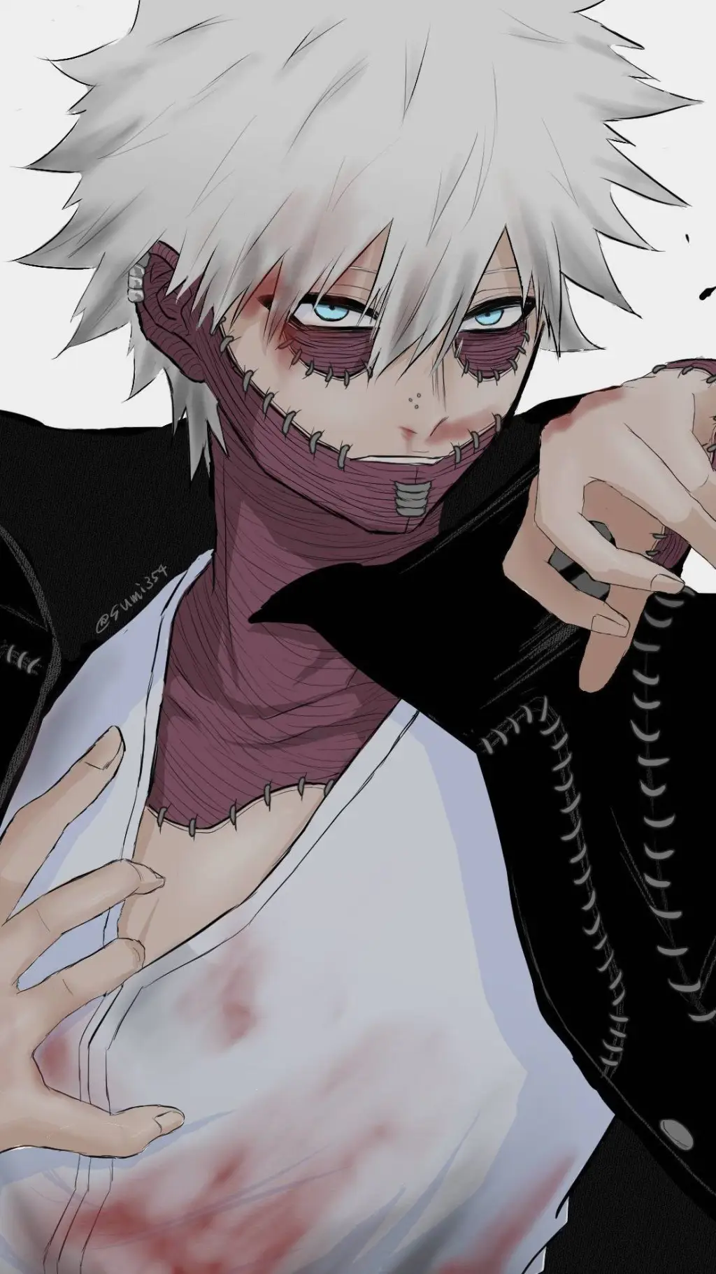 ai character: Dabi's revelation  background
