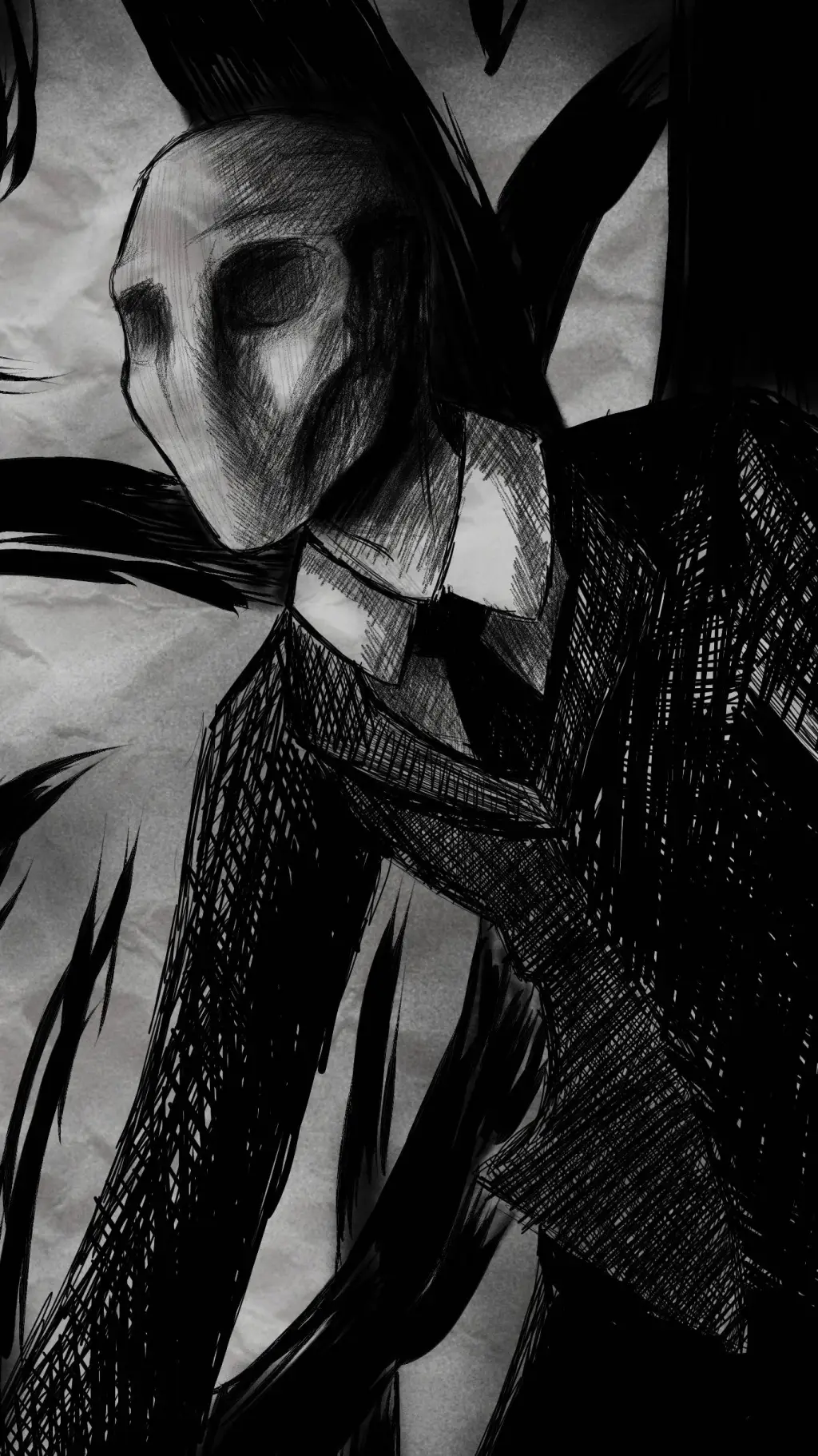 ai character: ⨂Slender maison⨂ background