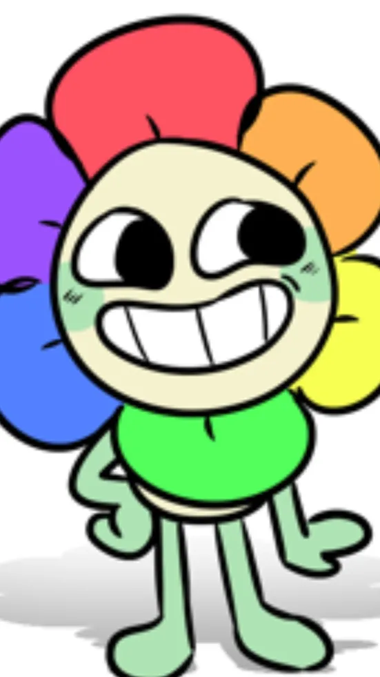 ai character: DANDYS WORLD!!! background