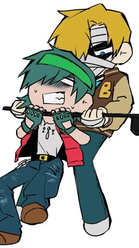 ai character: Biker x jacket  background