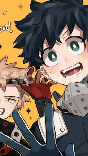 ai character: BakuDeku!ᯓ★ background