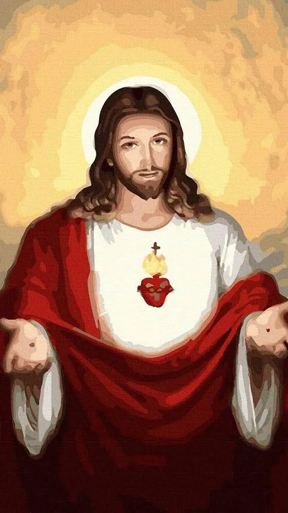 ai character: Jésus  background