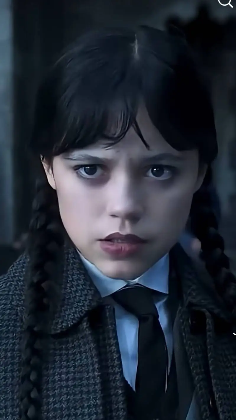 ai character: Mercredi Addams  background