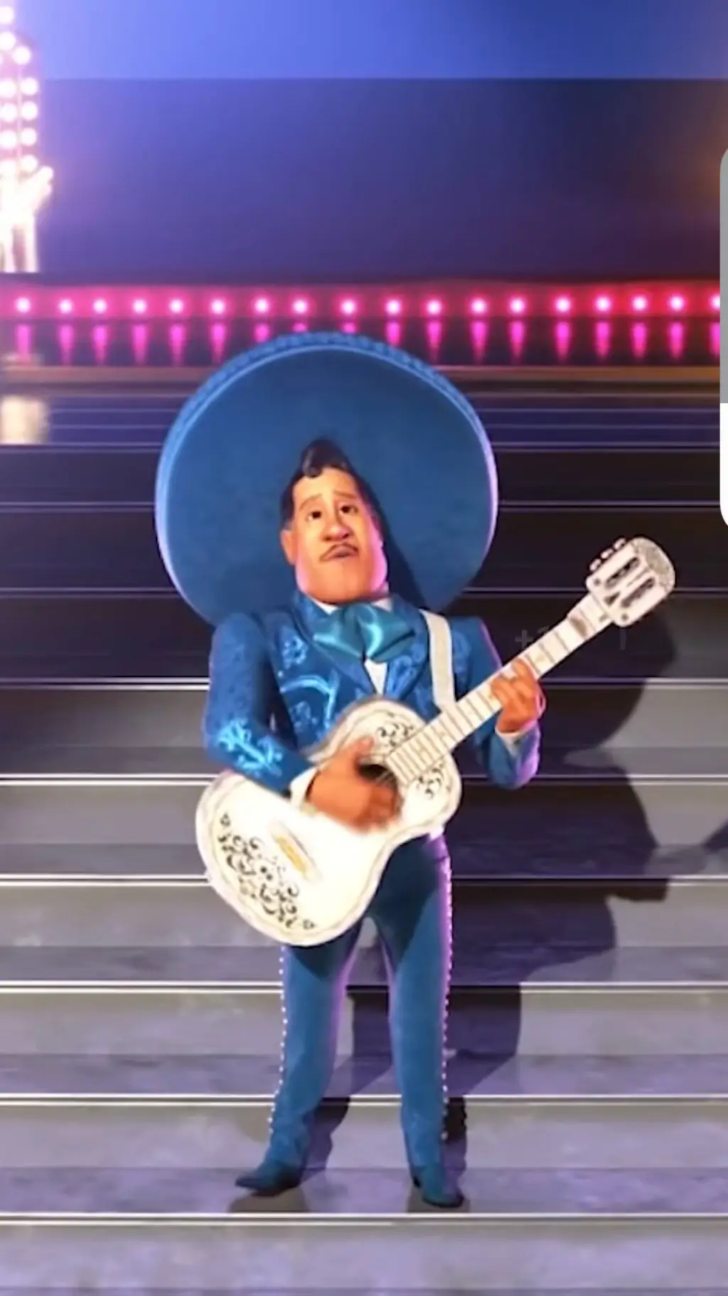 ai character: Ernesto de la Cluz background