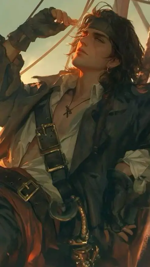 ai character: 🏴‍☠️James☠️ background