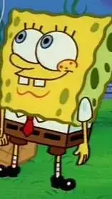 ai character: SpongeBob  background