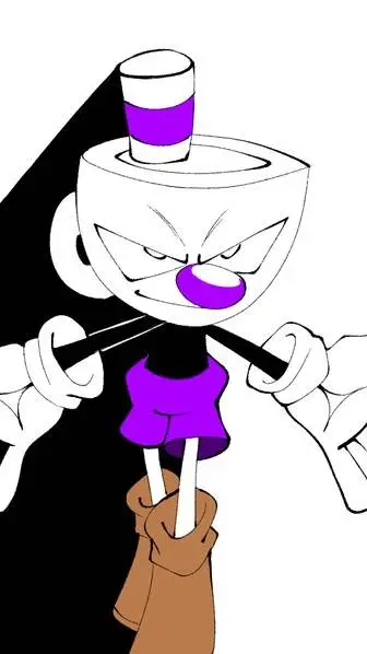 ai character: Evil Cuphead background