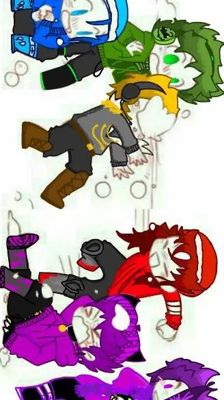 ai character: GD XMas background