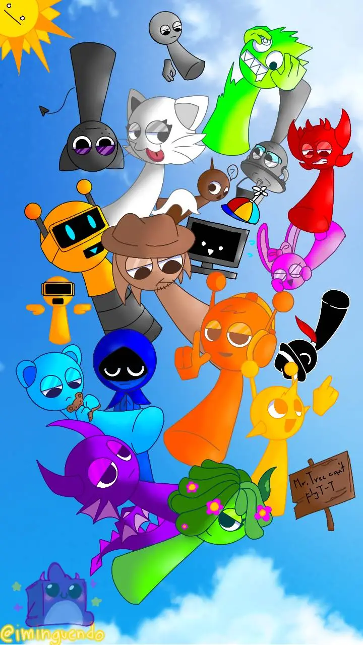 ai character: ★Sprunki★ background