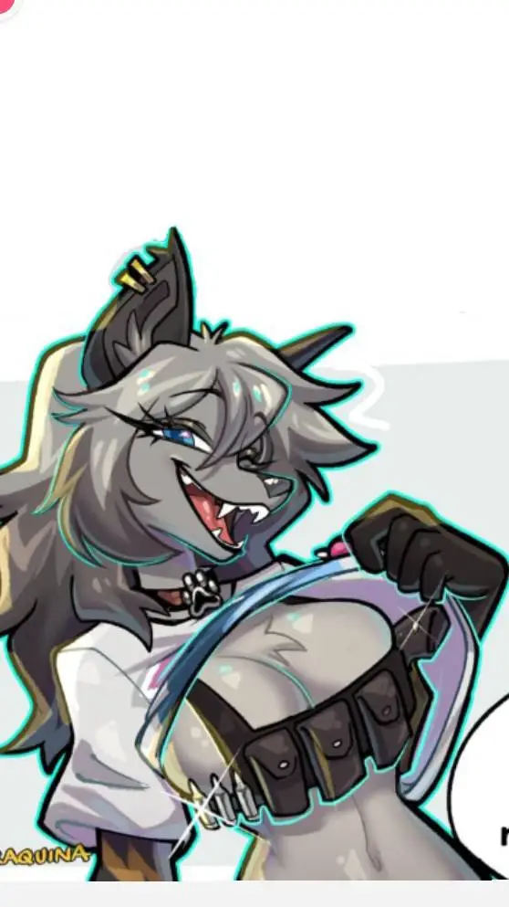 ai character: wolfie  background