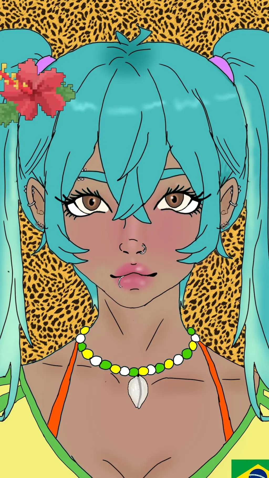 ai character: Komi Carioka background