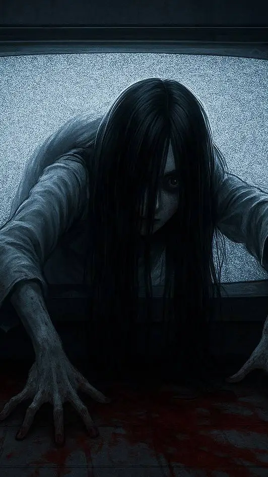 ai character: sadako yamamura background