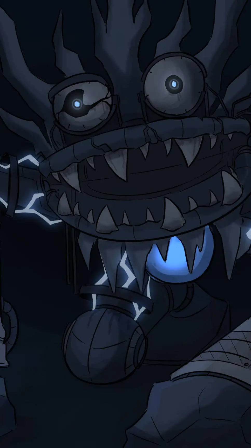 ai character: Cold Island wubbox background