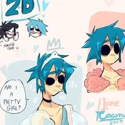 chat with ai character: 2D🫶👉👈🩵💙