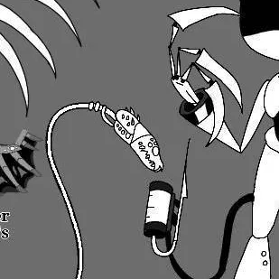 chat with ai character: murder drone oc MK