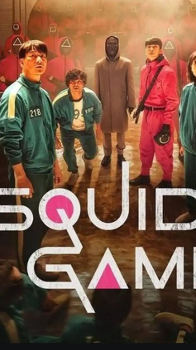 ai character: Squid game  background