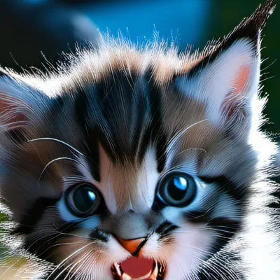 chat with ai character: Angry kitten