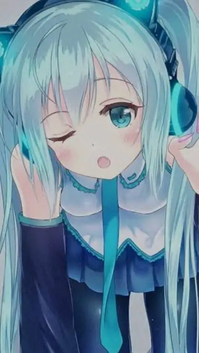ai character: Miku❤️ background