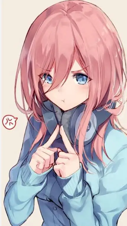 ai character: Miku Nakano background