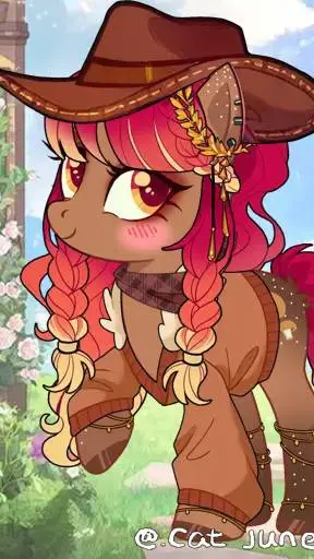 ai character: Crystal  background