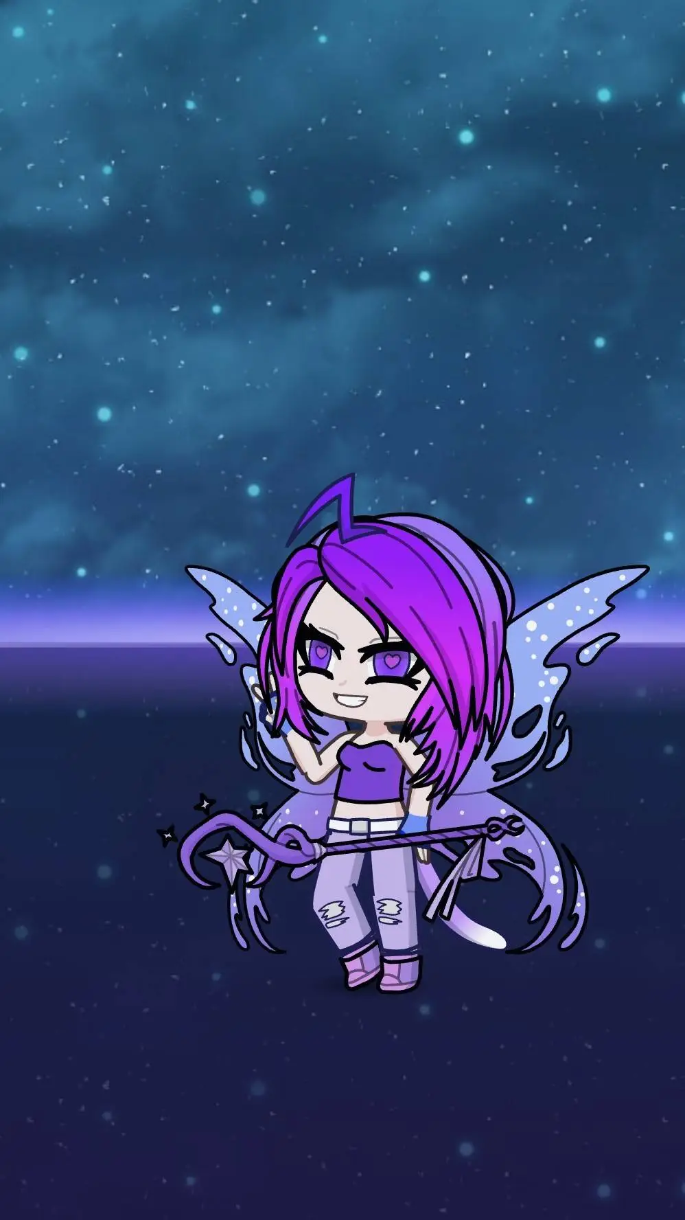 ai character: sad Elena  background