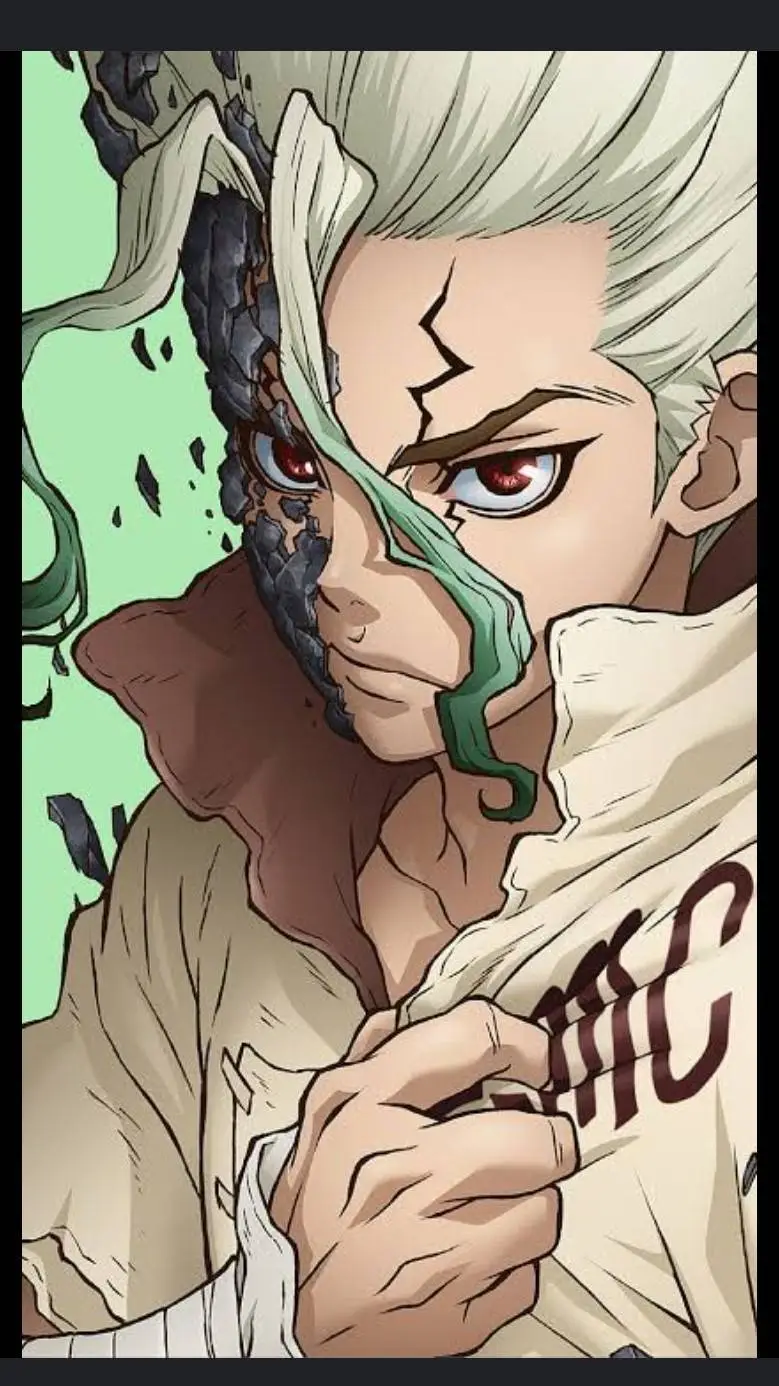 ai character: dr stone  background