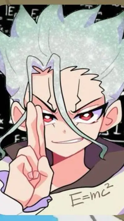ai character: dr stone  background