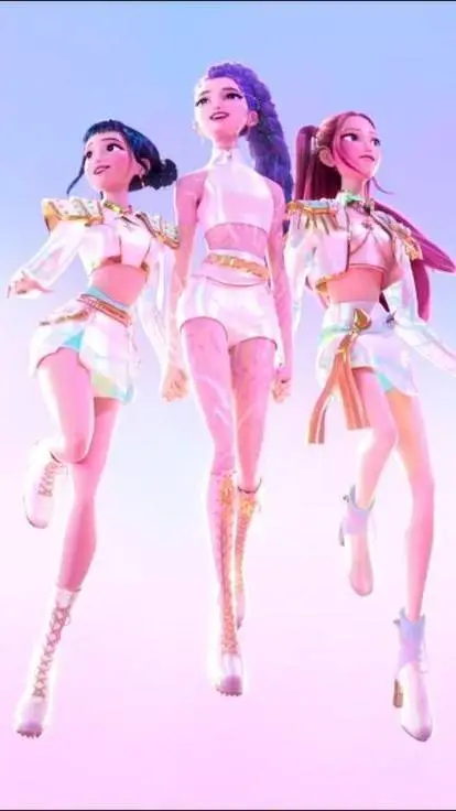 ai character: Kpop demon hunters background