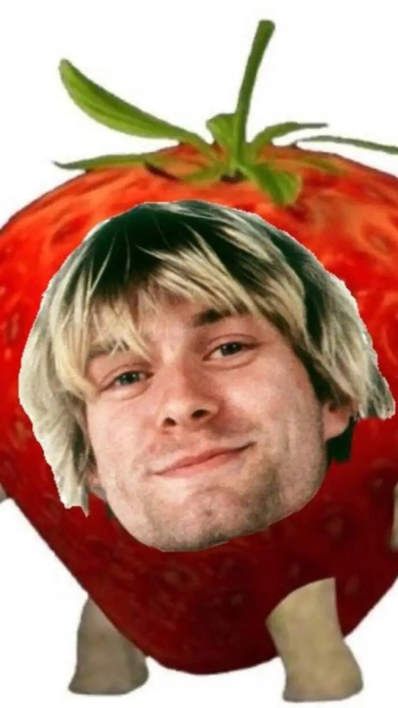 ai character: Kurt Cobain 🍓 background