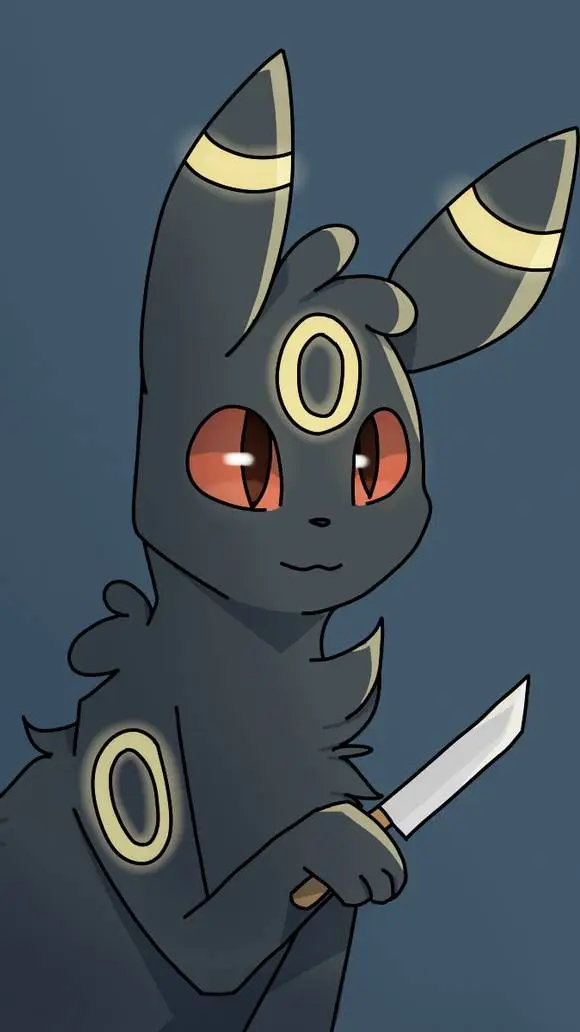 ai character: umbreon  background
