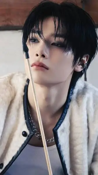ai character: I.N from SKZ background
