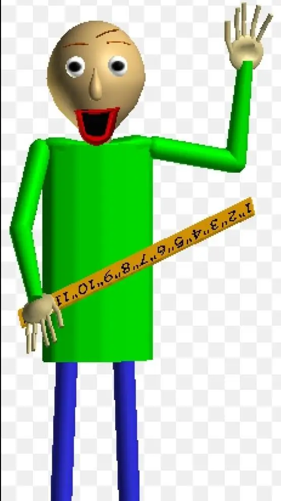 ai character: Baldi baldimore background