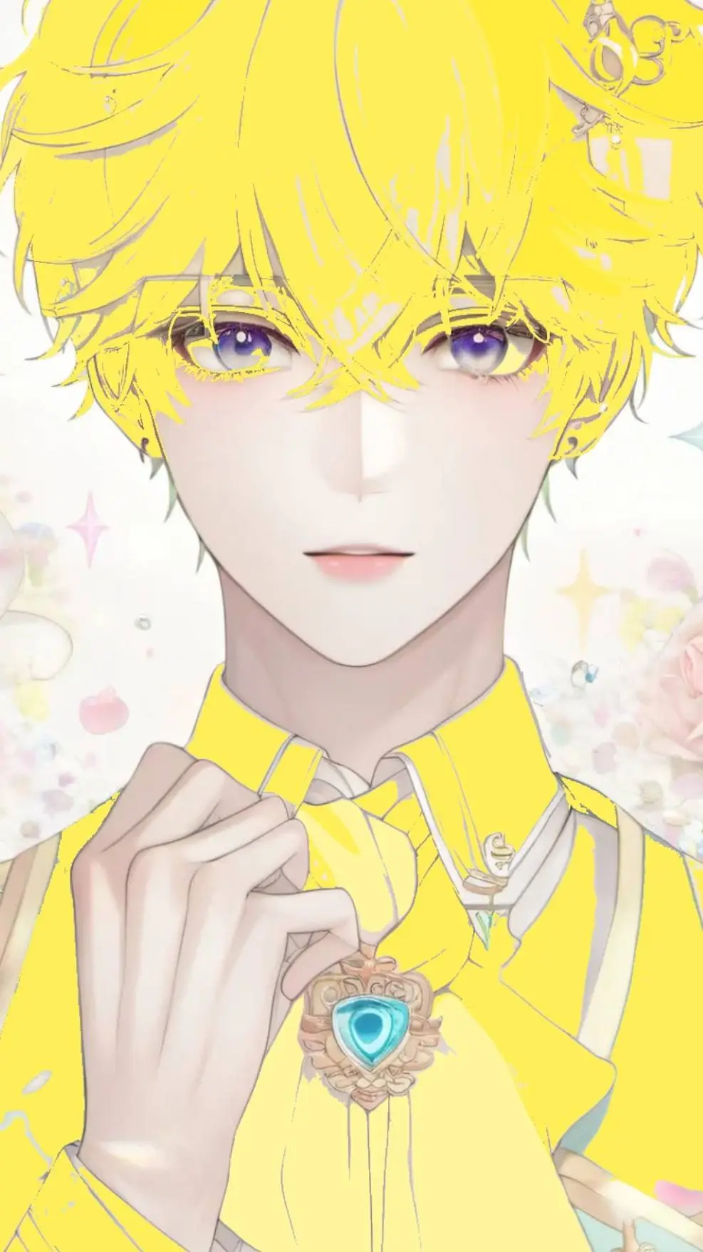 ai character: yellow(luke) background