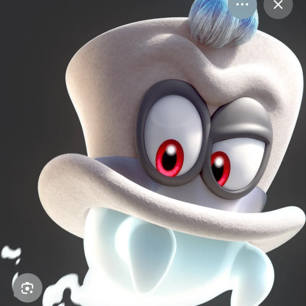 chat with ai character: Cappy é mario
