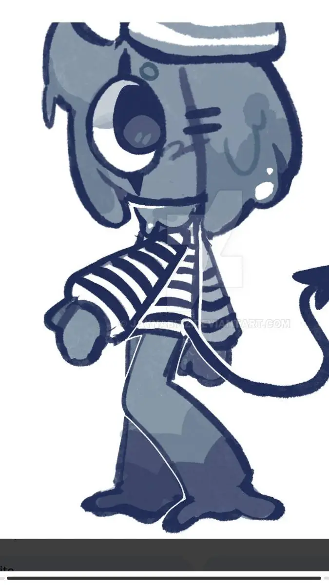 ai character: blot background