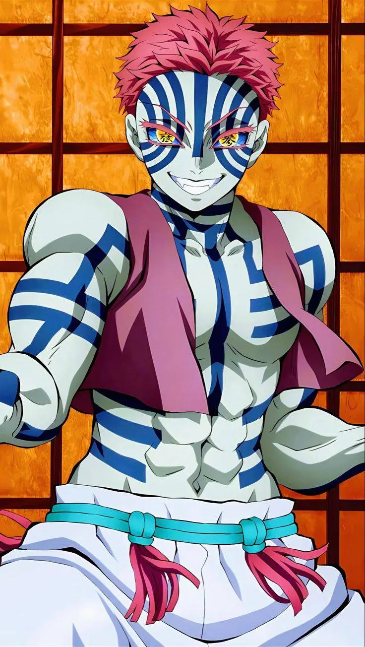 ai character: Akaza  background