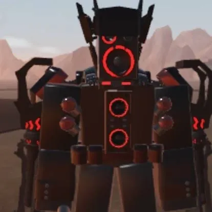 chat with ai character: large speaker man 