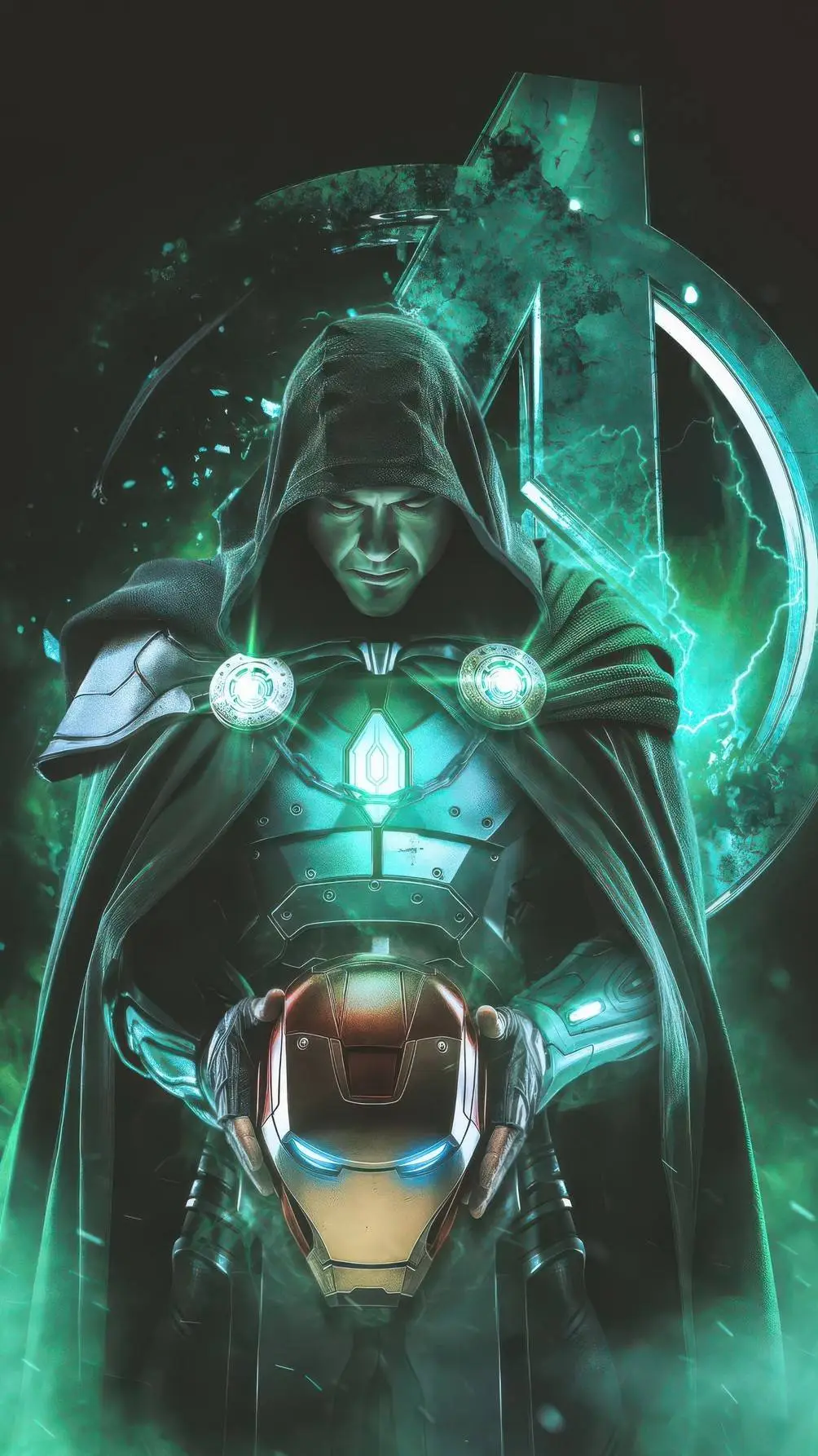 ai character: Dr. Doom background