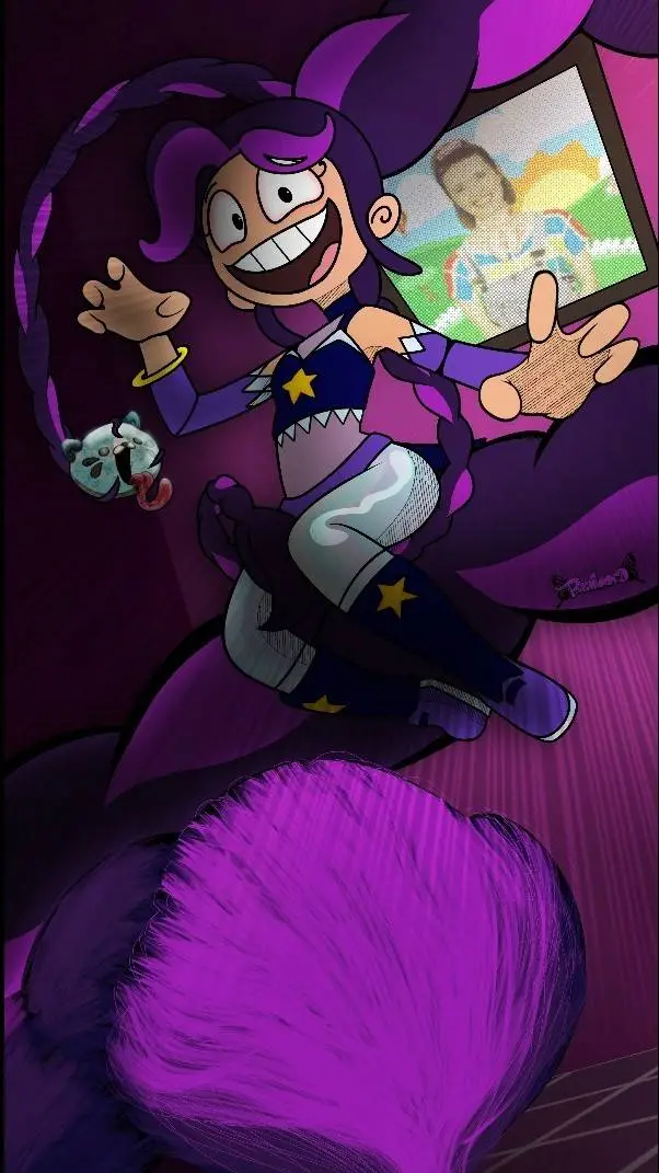 ai character: MHA Poppy playtime background