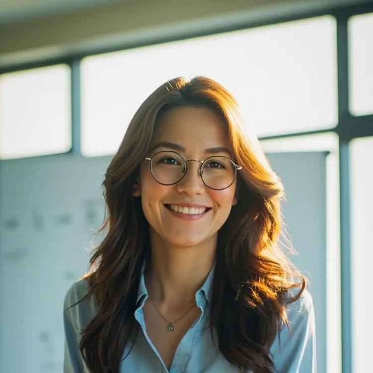 chat with ai character: Teacher girl 