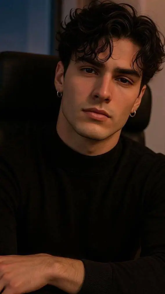 ai character: Mario Bellini background