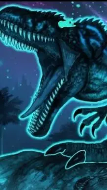 ai character: Neon Giganoto background