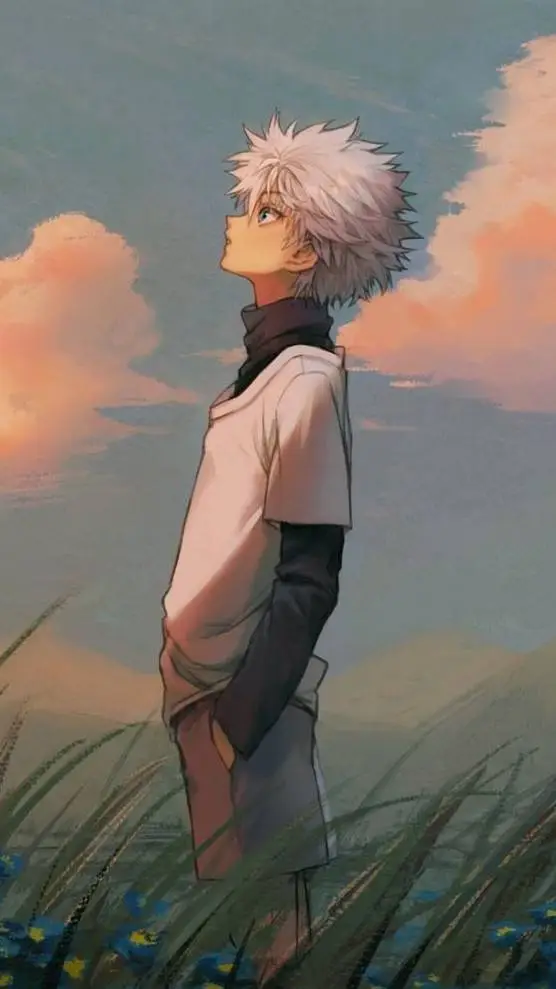 ai character: Killua fr background