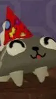 ai character: party pebble background