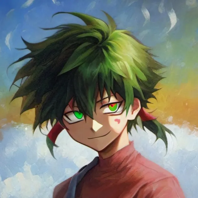 chat with ai character: izuku!!