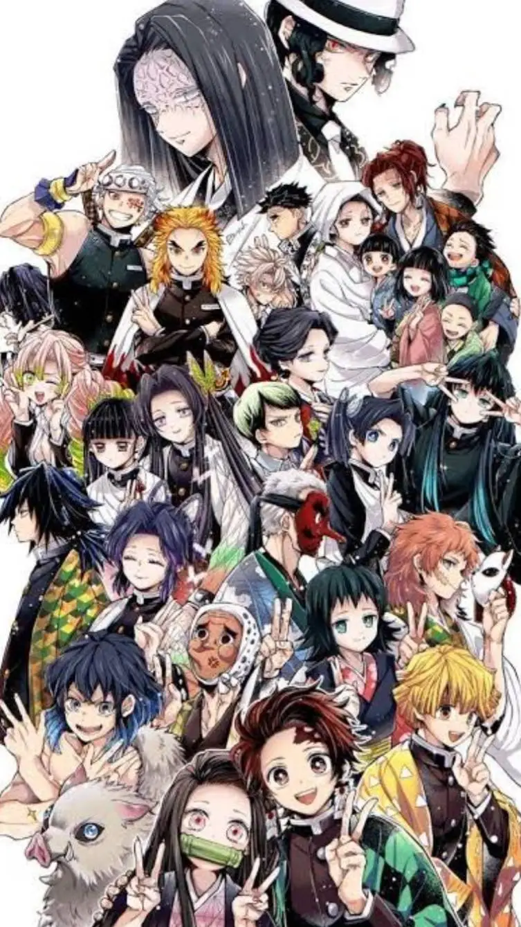 ai character: demon slayer  x mh background
