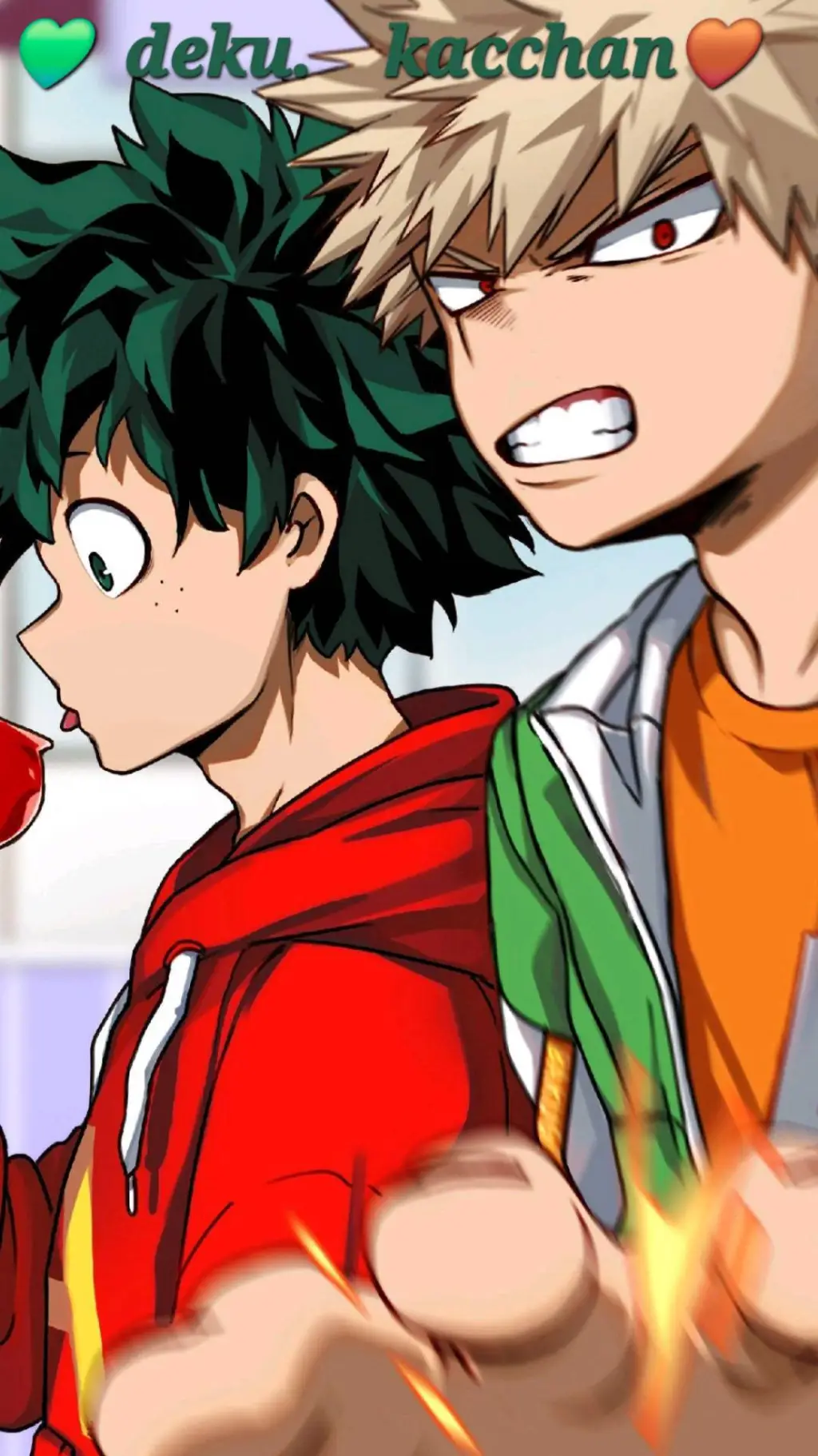 ai character: izuku/yandre baku background