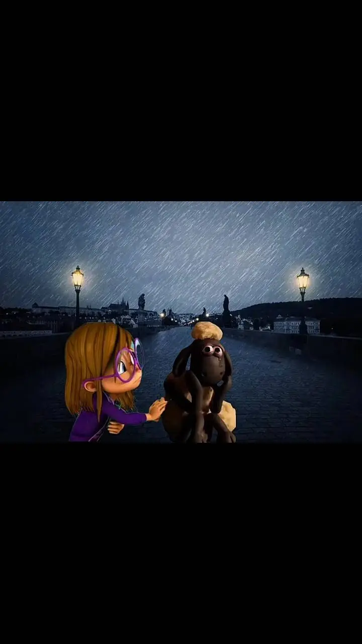 ai character: Jeanette y Shaun  background