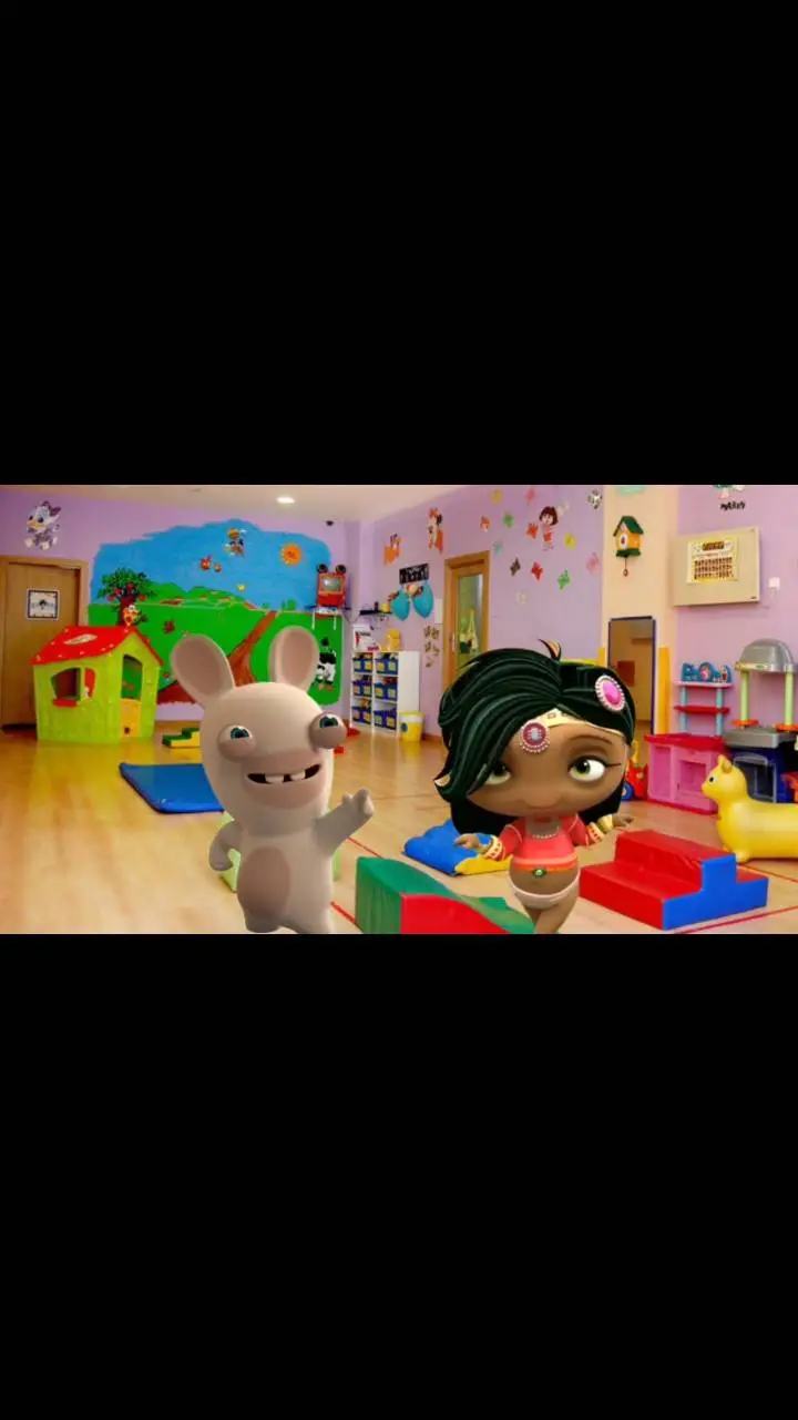 ai character: Rabbid x Baby loto background