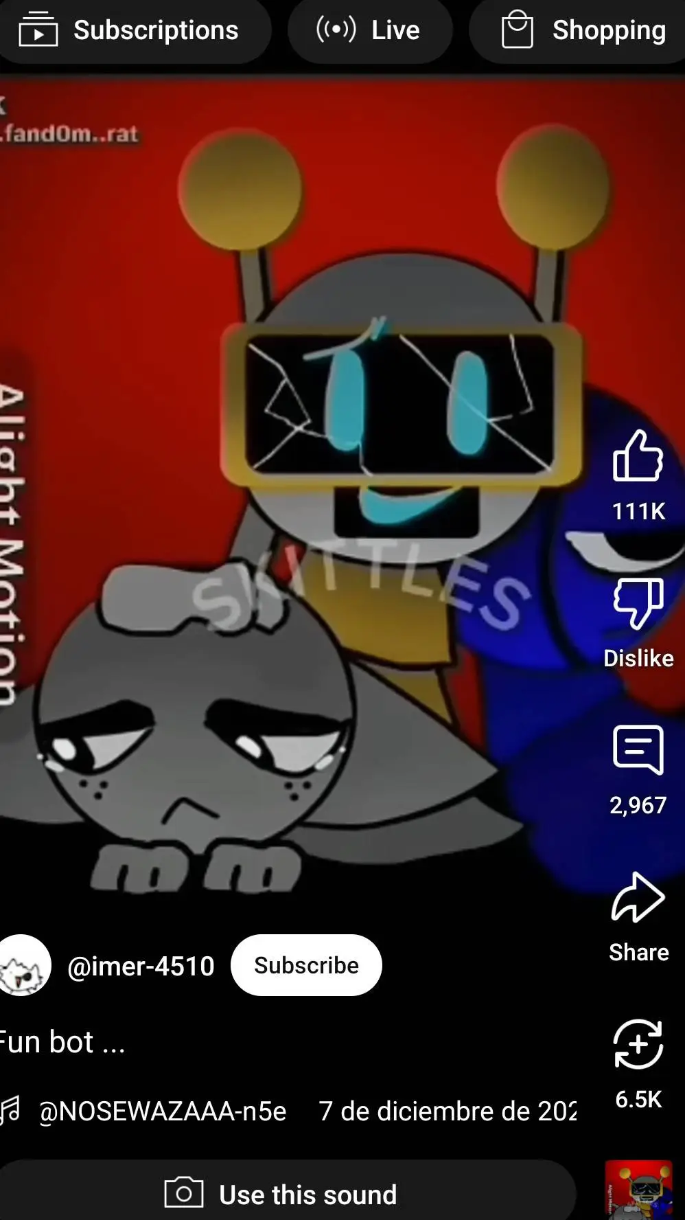 ai character: fun bot background